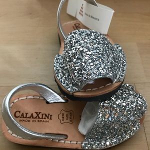 Children’s leather/Glitter shoes with Box